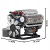 MOULD KING V8 Engine rakennussarja 10088S - 552 osaa
