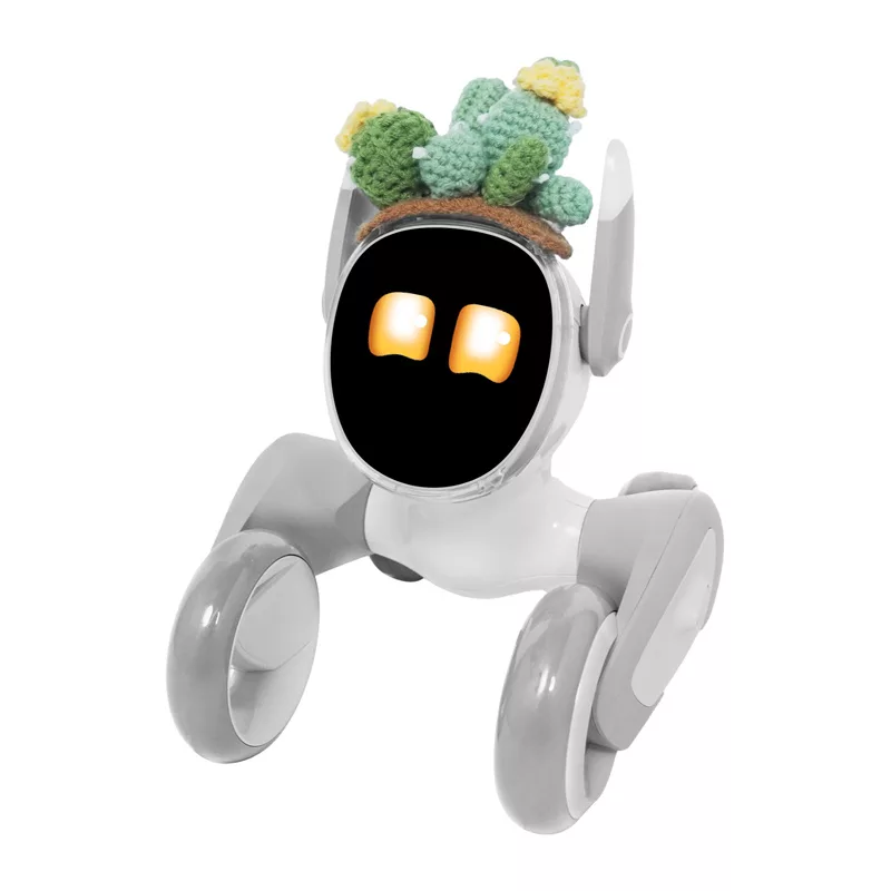 Neulottu kaktusasu Loona Premium -robotille