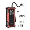 GOOLOO A6 Gear -ilmakompressori - digitaalinen rengastäyttö 150 PSI, 6000mAh akku, LED-taskulamppu, USB-C-lataus