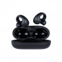 Happy Plugs Clip langattomat Open-Ear Clip-On -nappikuulokkeet (musta)