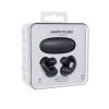 Happy Plugs Clip langattomat Open-Ear Clip-On -nappikuulokkeet (musta)