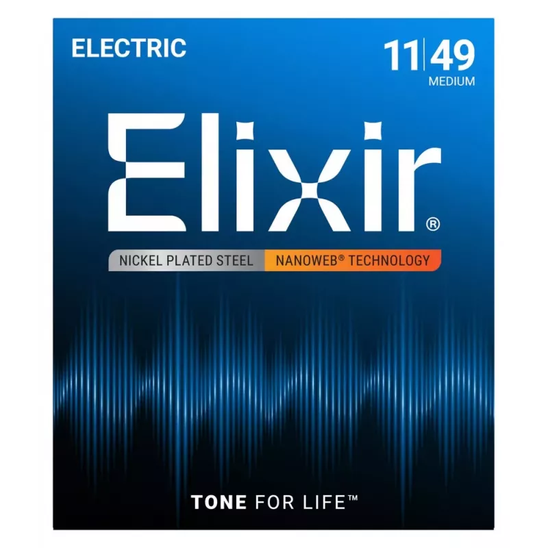 Elixir 12102 Medium (11-49) NW sähkökitaran kielet