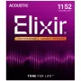 Elixir Strings 16027 Phosphor Bronze Custom Light NANOWEB akustisen kitaran kielet (11-52)