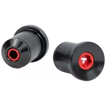 Tilt Bar Ends 22 Size - musta - nylonkomposiitti - pari