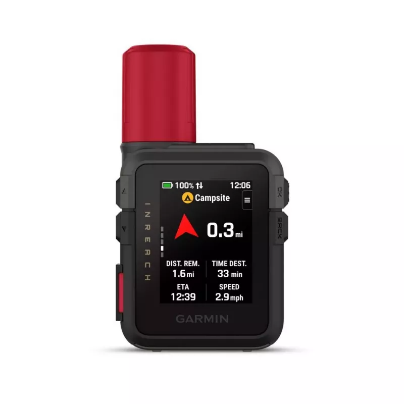 Garmin inReach Mini 3 Plus satelliittiviestin punainen/musta 010-03387-10