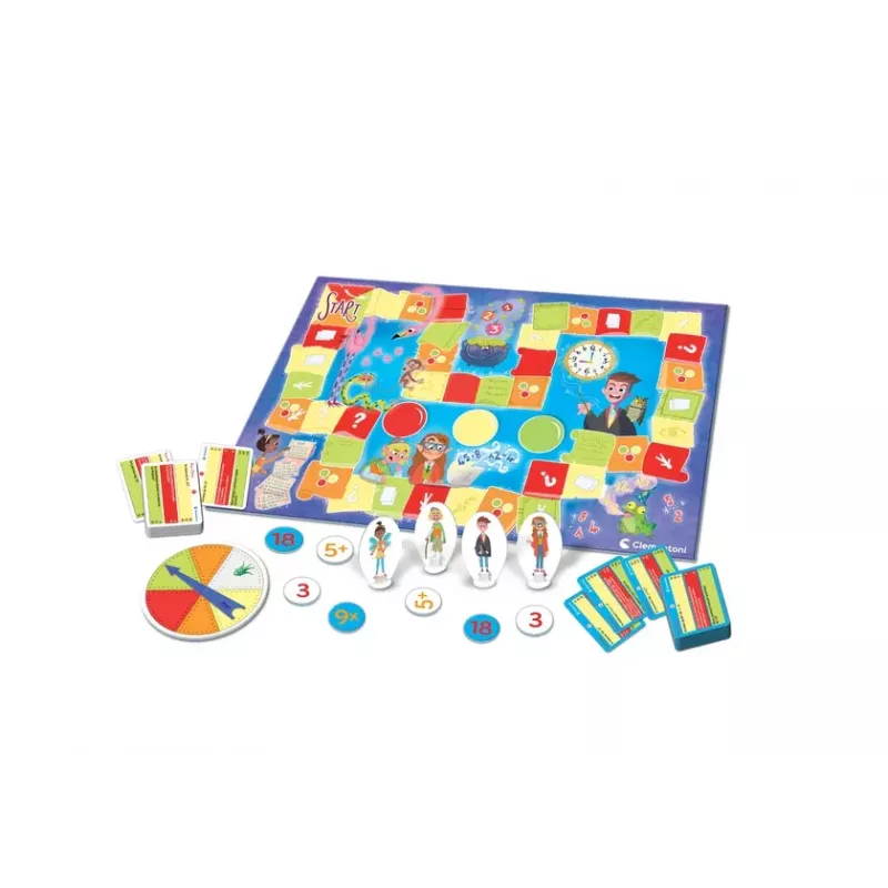 Clementoni Naukowa Zabawa Oppimislautapeli Matematiikka opin leikkien 50778