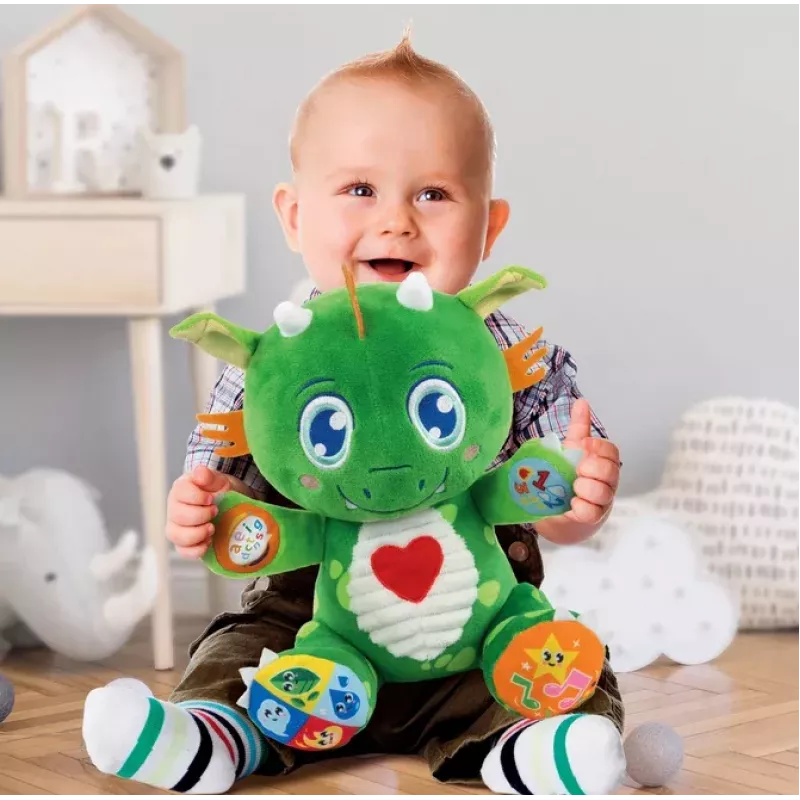 Clementoni Baby Ystävällinen lohikäärme interaktiivinen opetuslelu - puolan kieli - 50938