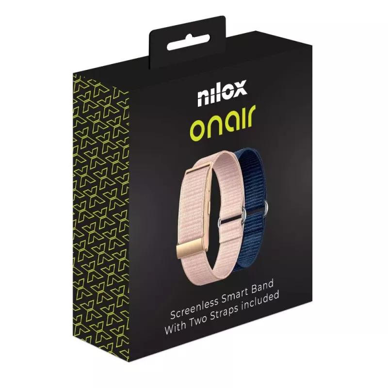 Nilox ONAIR näytötön ranneke pinkki/sininen
