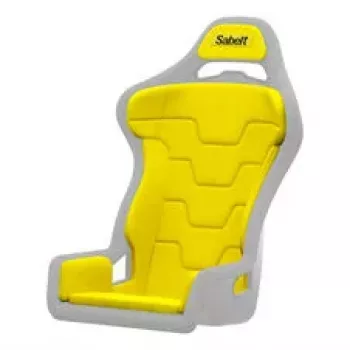 Sabelt SRS-1 Pads Kit vaihtopehmustesarja 20 mm vaahtomuovi racing keltainen