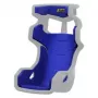 Sabelt SRX-1 Pads Kit vaihtokypäräpehmuste 20 mm vaahtomuovi royal blue