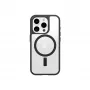 OtterBox React Series MagSafe-kotelo Apple iPhone 16 Pro - Black Crystal (läpinäkyvä/musta)