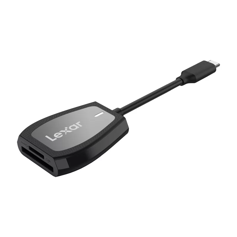 Lexar kahden paikan SD/microSD-muistikortinlukija, USB-C