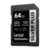 Lexar Professional SILVER PLUS SDXC 64GB muistikortti UHS-I U3 V30 A2