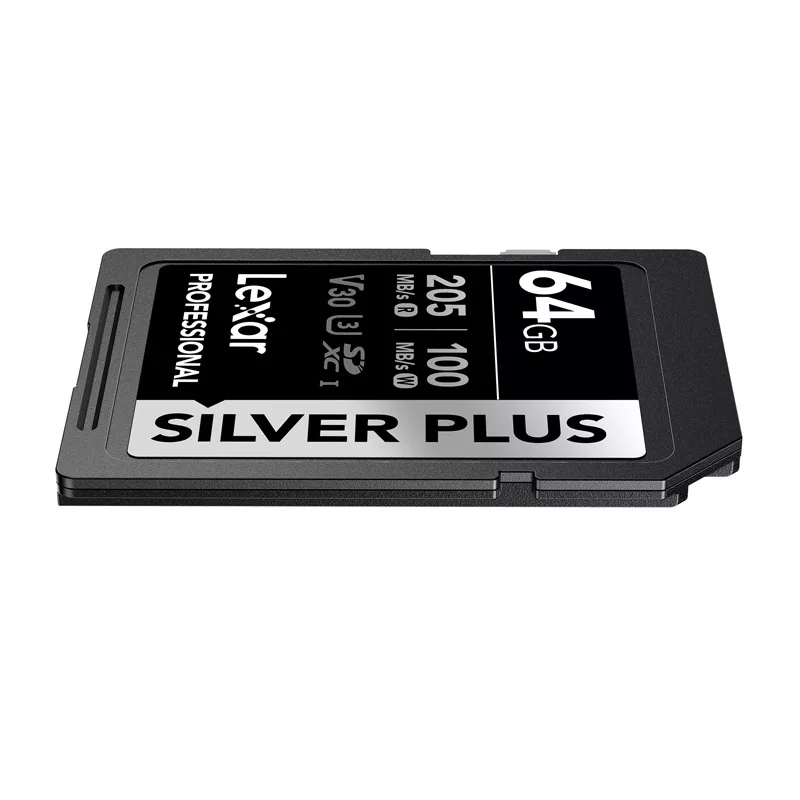 Lexar Professional SILVER PLUS SDXC 64GB muistikortti UHS-I U3 V30 A2