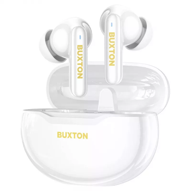 Buxton BTW 7200 Tuya langattomat in-ear-kuulokkeet latauskotelolla, valkoinen