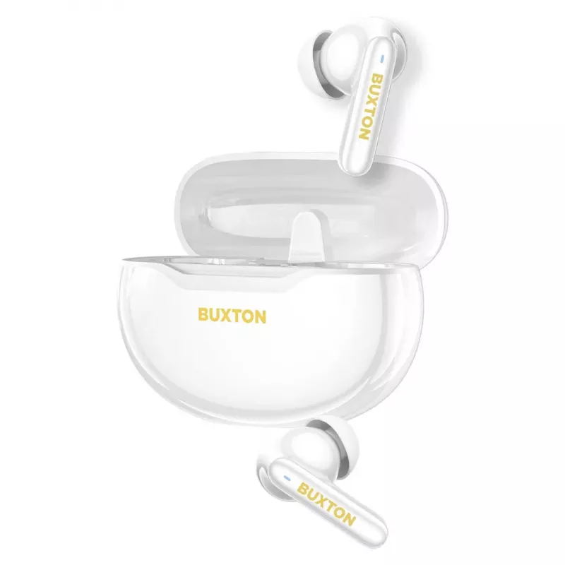 Buxton BTW 7200 Tuya langattomat in-ear-kuulokkeet latauskotelolla, valkoinen