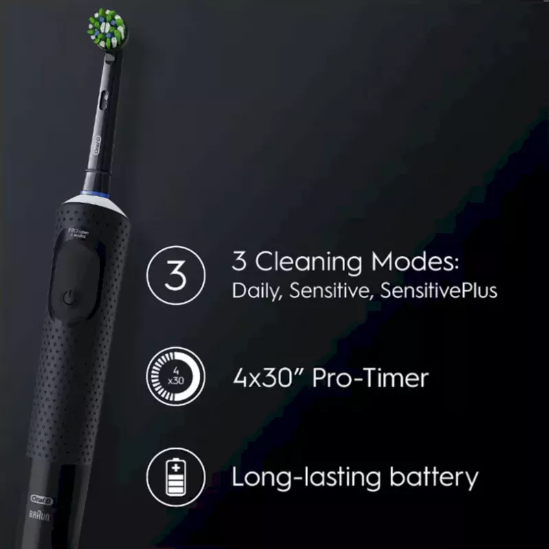 Oral-B Vitality Pro Clean CrossAction sähköhammasharja, musta
