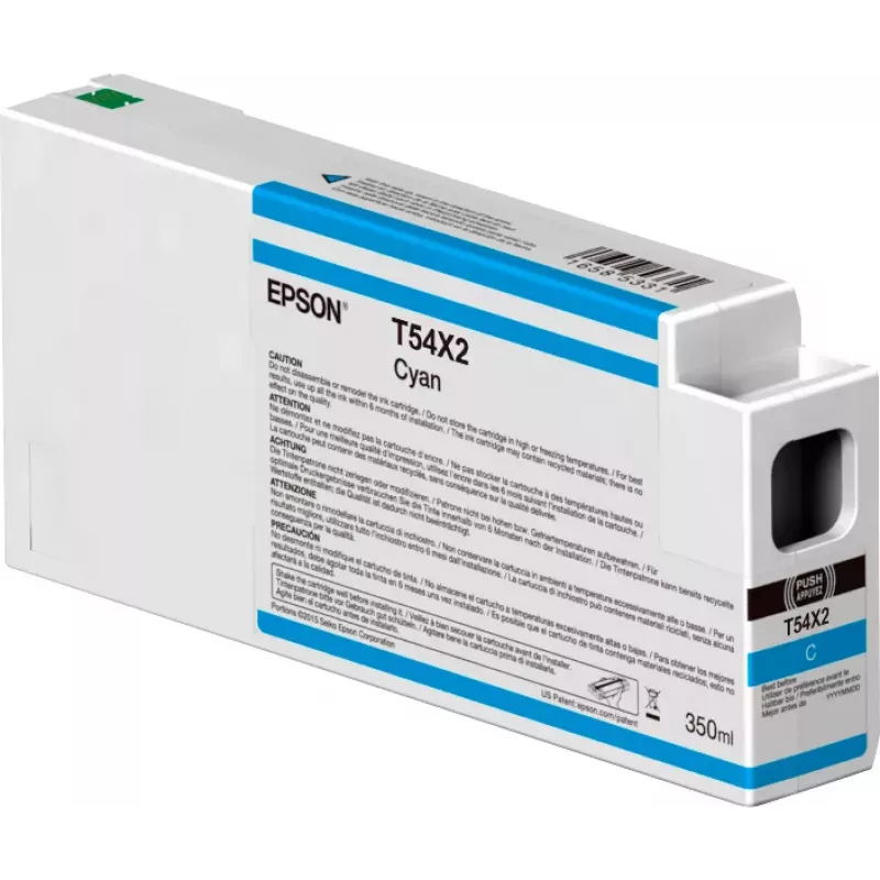 Epson T54X2 alkuperäinen syaani värikasetti 350 ml