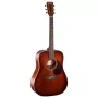 Cort Earth 70 BR akustinen kitara - Dreadnought, massiivinen Sitka-kuusikansi, mahonki pohja ja sivut, Natural Satin
