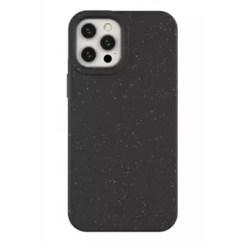 Eco Apple iPhone 12 Pro Max -silikonikuori puhelinkotelo musta