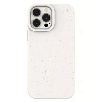 Eco Apple iPhone 14 Pro -silikonikuori biohajoava valkoinen