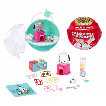 MGA's Miniverse - Make It Mini SANRIO Hello Kitty sarja 4 sokkikapseli DIY-askartelusetti