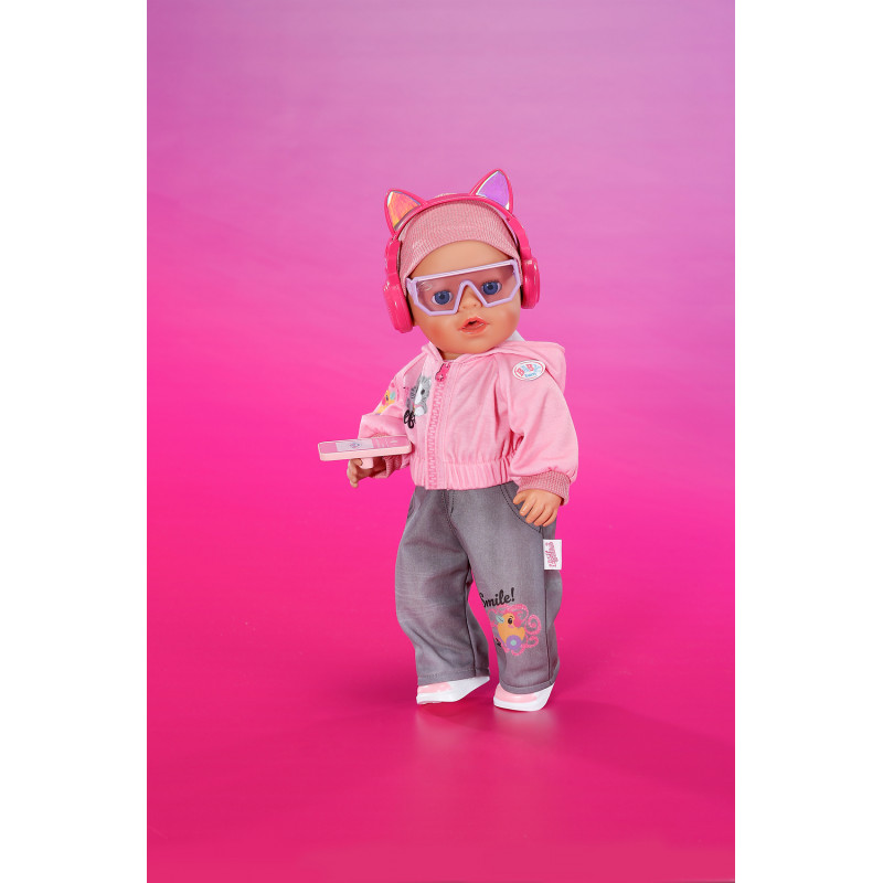 ZAPF CREATION Zapf Baby born Cool Girl asu 43cm