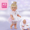 ZAPF CREATION BABY born joutsenmekko 43cm nuken asu