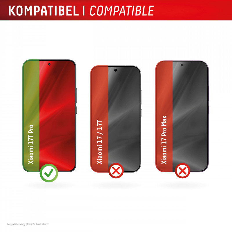 DISPLEX Smart Glass näytönsuoja Xiaomi 17T Pro -puhelimelle, E.V.I. 02340