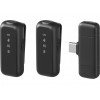 SANDBERG Streamer USB-C langaton mikrofoni x2 - kaksimikrofonisetti - 20 Hz - 20 kHz
