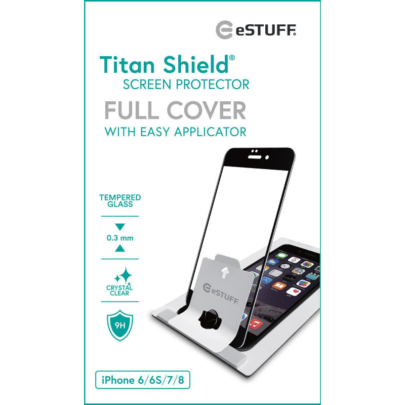 Apple iPhone 8/7/6S panssarilasi näytönsuojakalvo 9H 0,33 mm kirkas