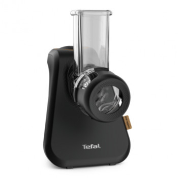 TEFAL MB77EN sähköraastin ja spiraalileikkuri, 260 W, 5 kartiota, musta/hopea