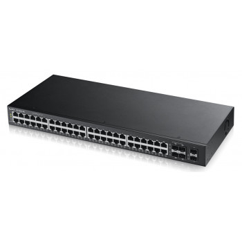 ZyXEL GS1920-48 48-porttinen Gigabit Smart Managed -kytkin, 4 SFP-uplinkia ja PoE+ (375W)