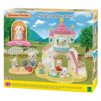 EPOCH Sylvanian Families Kindergarten hiekkalaatikko & allas leikkisarja