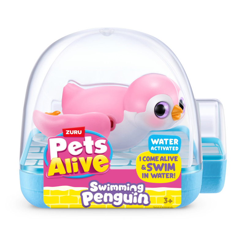 Zuru Pets Alive uiva pingviini - eri värejä, robottikylpyeläin