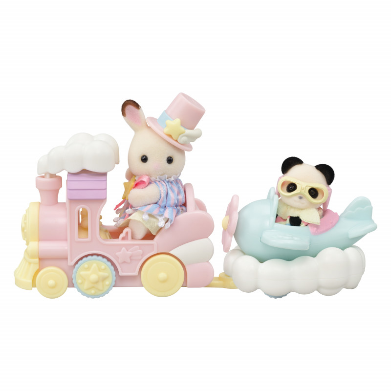 Sylvanian Families huvipuisto leikkisetti junaradalla