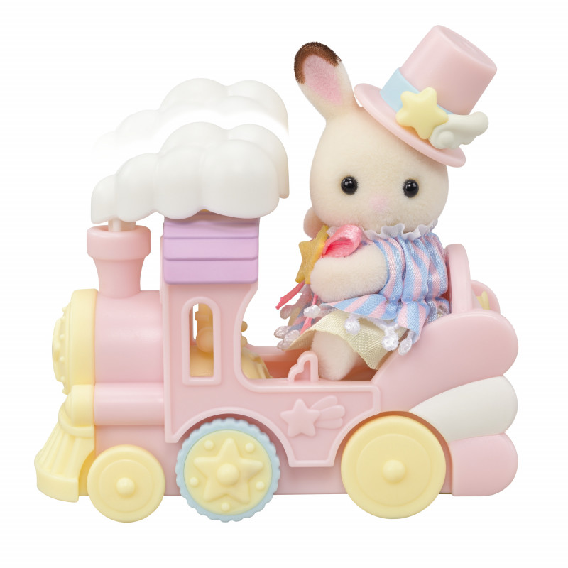 Sylvanian Families huvipuisto leikkisetti junaradalla