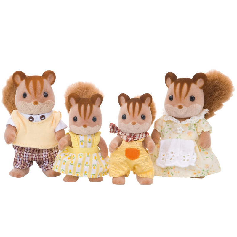 Epoch Sylvanian Families pähkinäoravaperhe figuurisarja