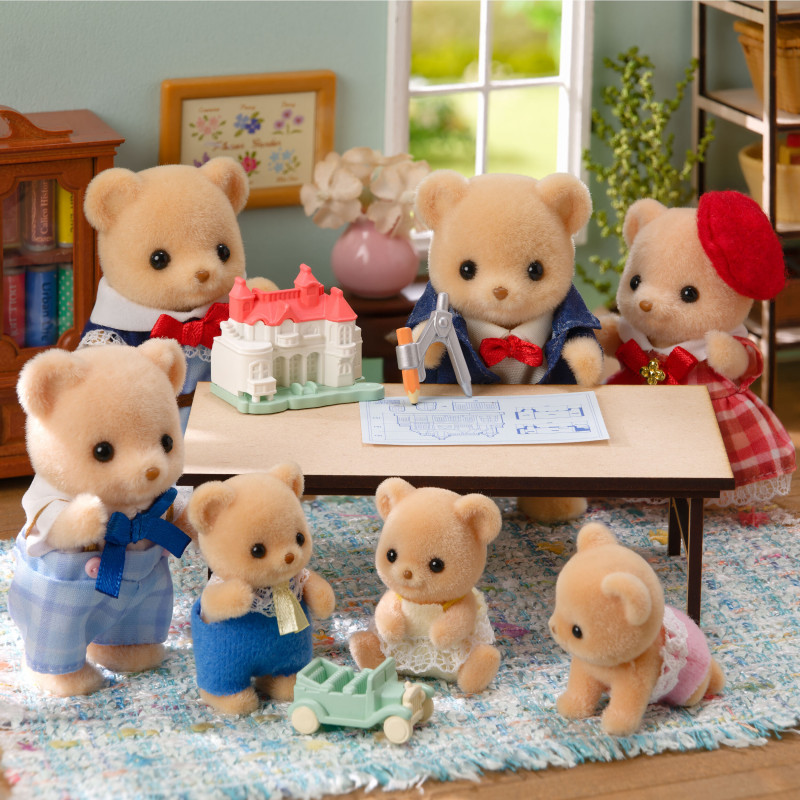 EPOCH Sylvanian Families Biscuit Bear sisarukset piknik-hauskuus leikkisarja