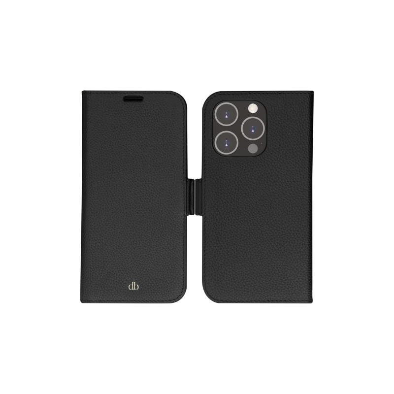 dbramante1928 New York 2-in-1 lompakkokotelo iPhone 14 Pro - musta