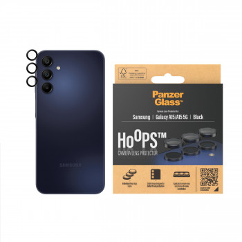 PanzerGlass Hoops kameran linssinsuoja Samsung Galaxy A15 / A15 5G - musta