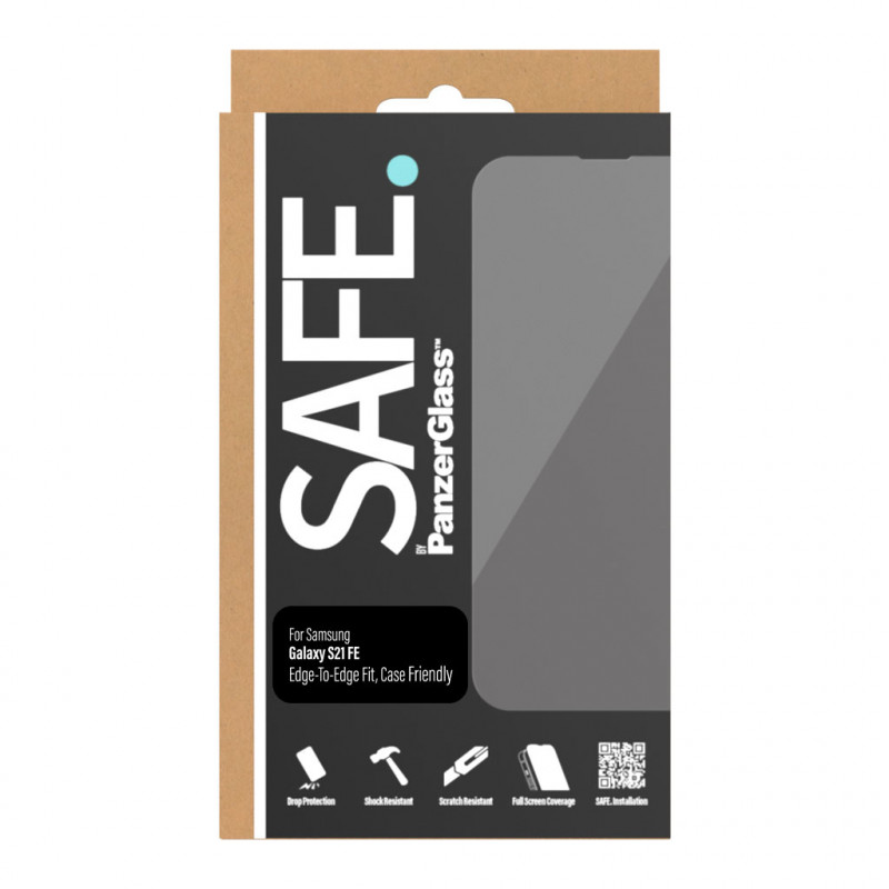 SAFE by PanzerGlass Samsung Galaxy S21 FE G990 näytönsuojakalvo E2E Case Friendly musta SAFE95100