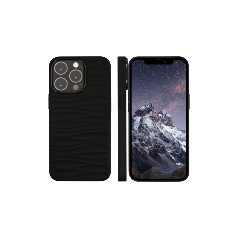 dbramante1928 Dune iPhone 14 Pro -kotelo musta täysnahka