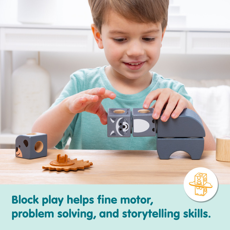 Melissa & Doug Blockables Woodland Friends -sarja