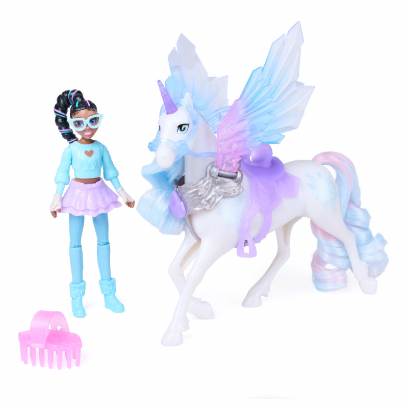 Spin Master Unicorn Academy Wing Magic Layla ja Glacier pelisetti