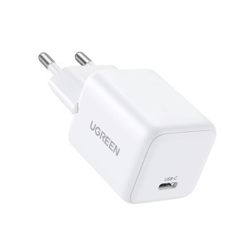 UGREEN X512 20W GaN USB-C seinälaturi (valkoinen)