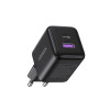UGREEN X516 GaN 30W USB-C + USB-A seinälaturi musta