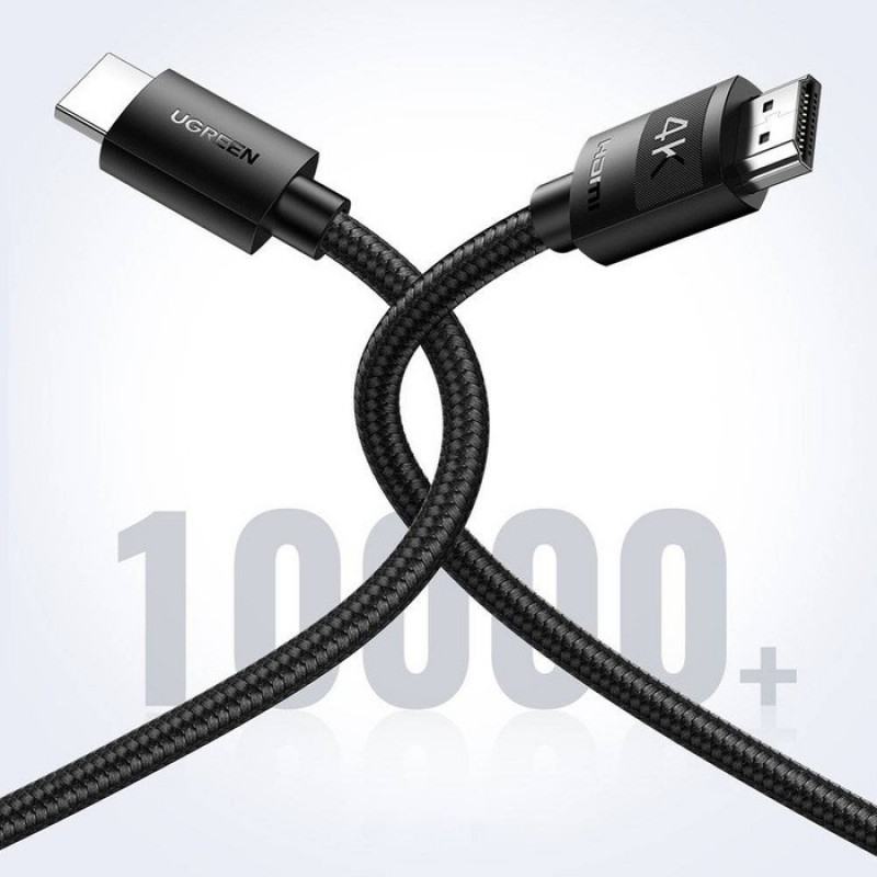 UGREEN HD119 HDMI 2.0 -kaapeli 4K 60Hz 3m musta