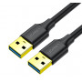 UGREEN USB 3.0 Type-A uros – Type-A uros -kaapeli 3m musta