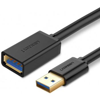 UGREEN USB 3.0 -jatkokaapeli 1,5 m musta